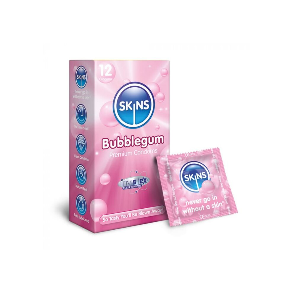 Skins Condoms Bubblegum 12 Pack