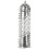 Me You Us Orgasma Textured Rubber Sleeve Clear 1