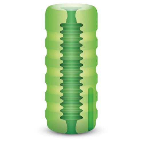 Zolo Backdoor Squeezable Vibrating Stroker Vibrating Stroker Green Os