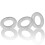 Oxballs WILLY RINGS Stretchy Cock Ring Set Clear (3 Pack) 1