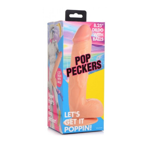 PXR Brands Aidontuntuinen POP Testicle -dildo 21 cm 1
