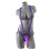 Pipedream Dillio Strap-On Suspender Harness Set Purple 7 Inch 1
