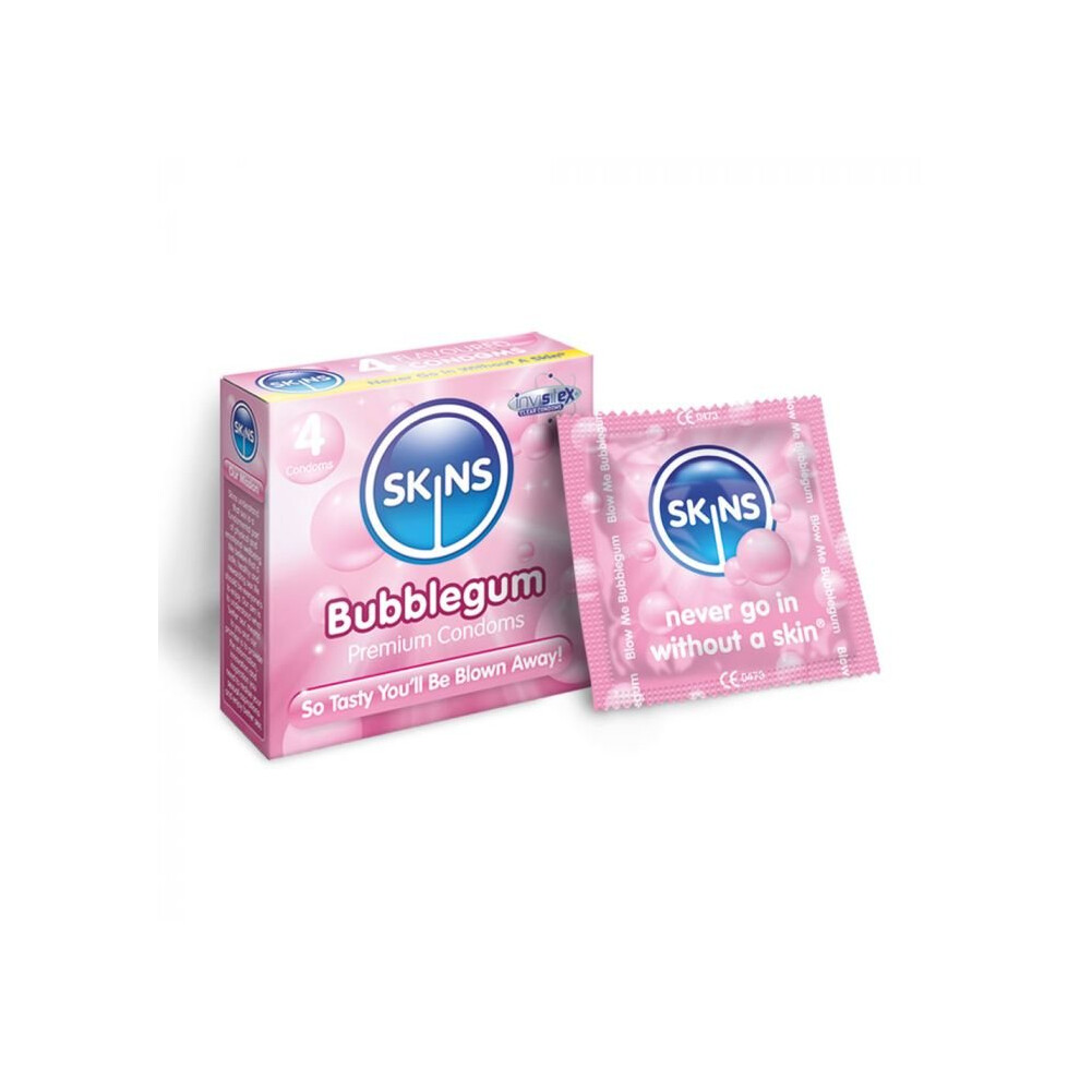 Skins Condoms Bubblegum 4 Pack