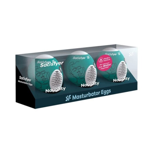 Satisfyer Masturbator Egg 3 Set Noughty - Male Stroker Sex Toy for Men 1