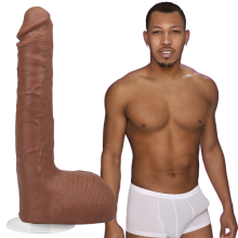 Signature Cocks Ricky Johnson Ultraskyn Cock with Suction Cup 10 Inch