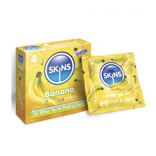 Skins Skins Condoms Banana 4 Pack