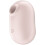SATISFYER - STIMULATEUR ET VIBRATEUR DOUBLE AIR PULSE PRO TO GO 2 BEIGE 1