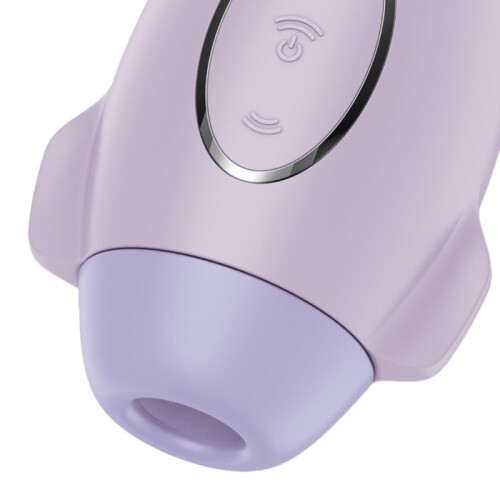 Satisfyer Mission Control Double Air Pulse Clitoral Vibrator Violet 1