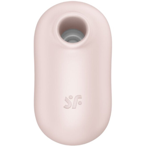 SATISFYER - STIMULATEUR ET VIBRATEUR DOUBLE AIR PULSE PRO TO GO 2 BEIGE 1