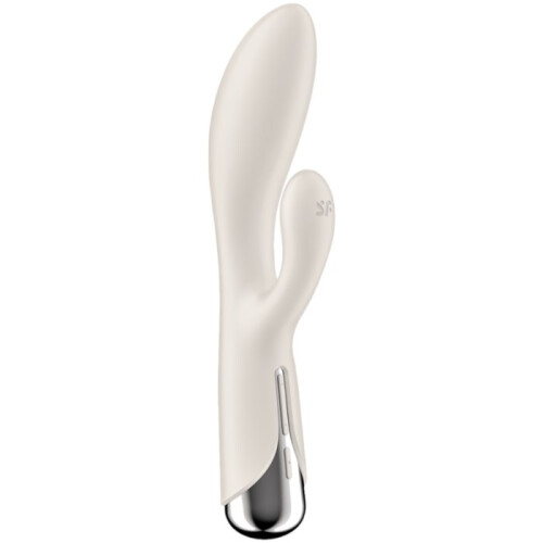 SATISFYER - SPINNING RABBIT 1 CLITORIS ET STIMULATION DU POINT G BEIGE -