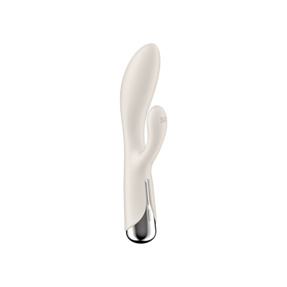 Satisfyer Beige Spinning Rabbit 1 Silicone Rechargeable Rabbit Vibrator