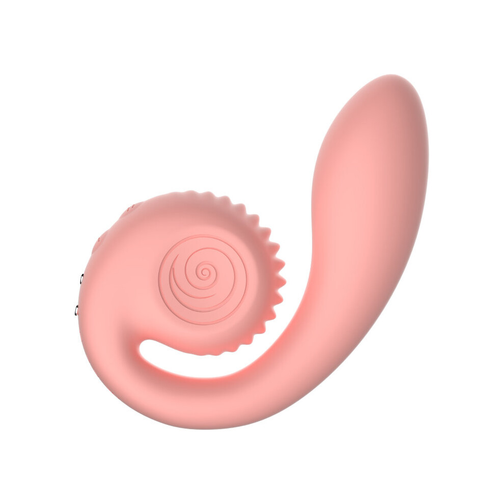 Snail Vibe Gizi Rechargeable Powerful Dual Vibrator Pink