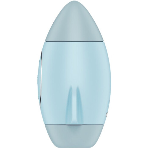 Satisfyer Mission Control Double Air Pulse Clitoral Vibrator Blue 1