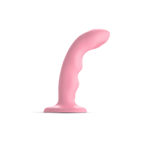 Strap-On-Me Tapping Dildo Wave Rechargeable Strap-On Vibrator M 6 Inch 2