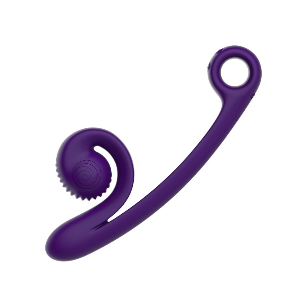 Snail Vibe Curve Rechargeable Powerful Dual Vibrator Purple
