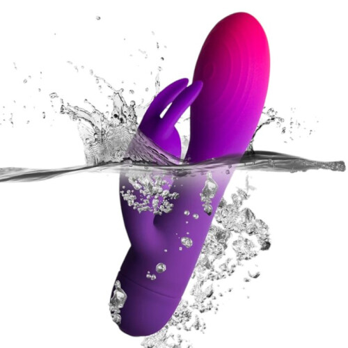 Rocks Off Glo-Girl Silicone Rabbit Vibrator 2