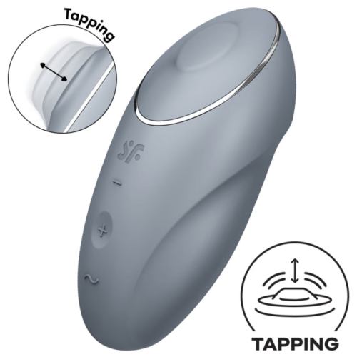 Satisfyer Tap &amp; Climax 1 - Blu/Grigio