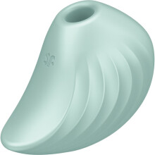 "Estimulação clitoriana - Satisfyer - Pearl Diver - Verde - Dupla função - Compacto"