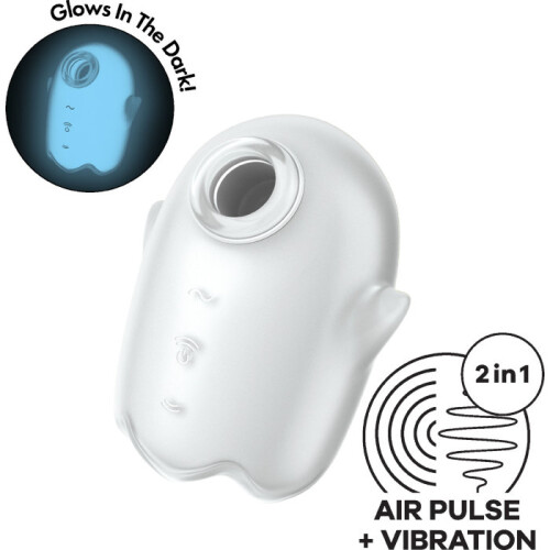 Satisfyer Glowing Ghost - Blanco 2