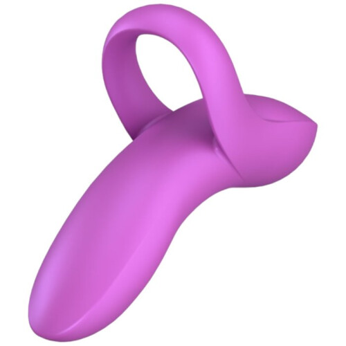 Satisfyer Bold Lover 12 Function Rechargeable Finger Vibrator Pink 2