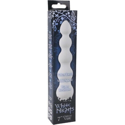 Doc Johnson Doc Johnson White Nights Ribbed Vibrator 1