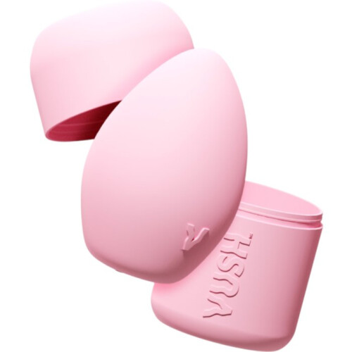 Vush Plump Compact Rechargeable Pink Squishy Palm Vibrator 1