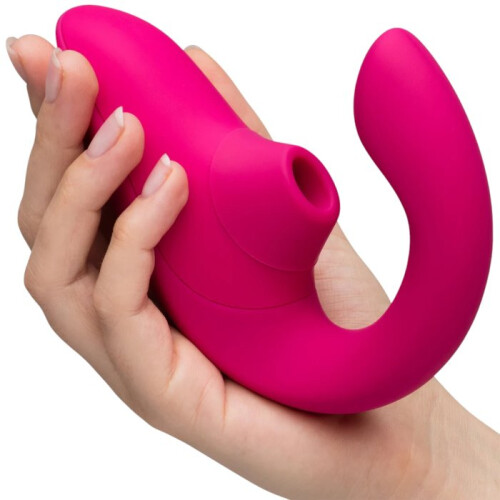 WOMANIZER - BLEND RABBIT VIBRATOR STIMULATOR VIBRANT ROSE 2