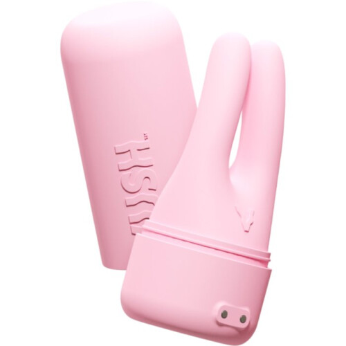 Vush Swish Compact Rechargeable Pink Dual Tip Clitoral Vibrator 1