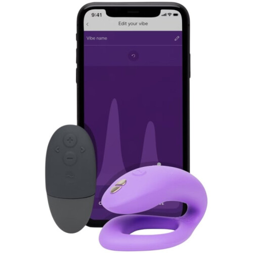 We-Vibe Sync O Remote and App Controlled Rechargeable Couple's Vibrator