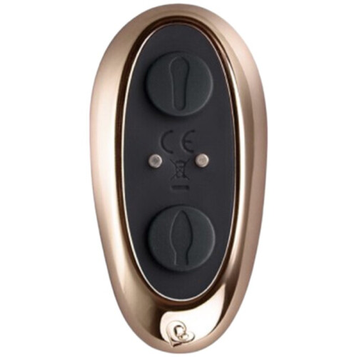 Rocks Off Cocktail Remote Control Couple's Butt Plug Black 2