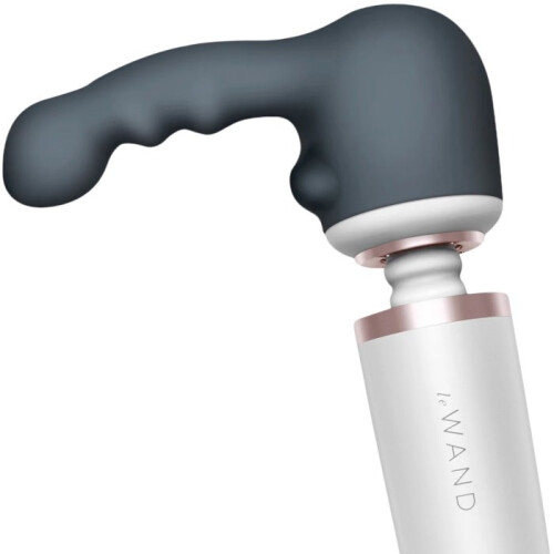 Le Wand Ripple  Weighted Silicone Attachment Grey 1
