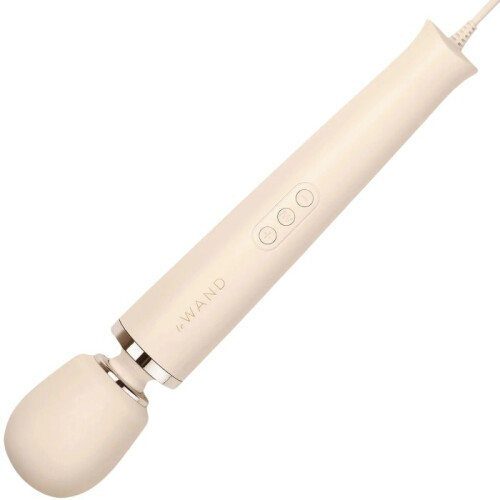 Le Wand Plug-In Massage Wand Vibrator Cream 1
