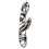 CalExotics Rechargeable Waterproof Hype Dual Wand 1