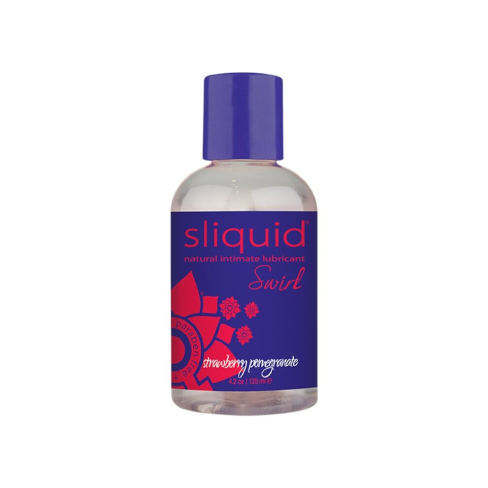 Sliquid Naturals Swirl Strawberry Pomegrante Flavoured Lubricant 125Ml