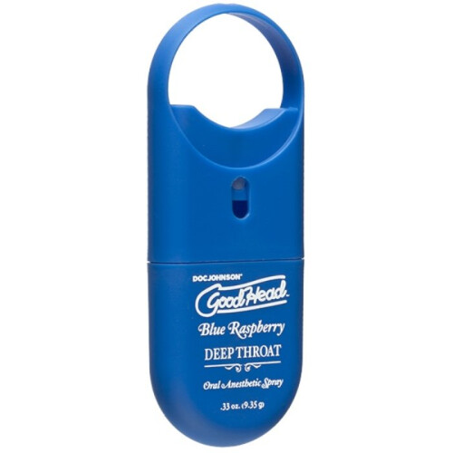 Doc Johnson GoodHead To-Go-Deep Throat Spray - Blue Raspberry 1