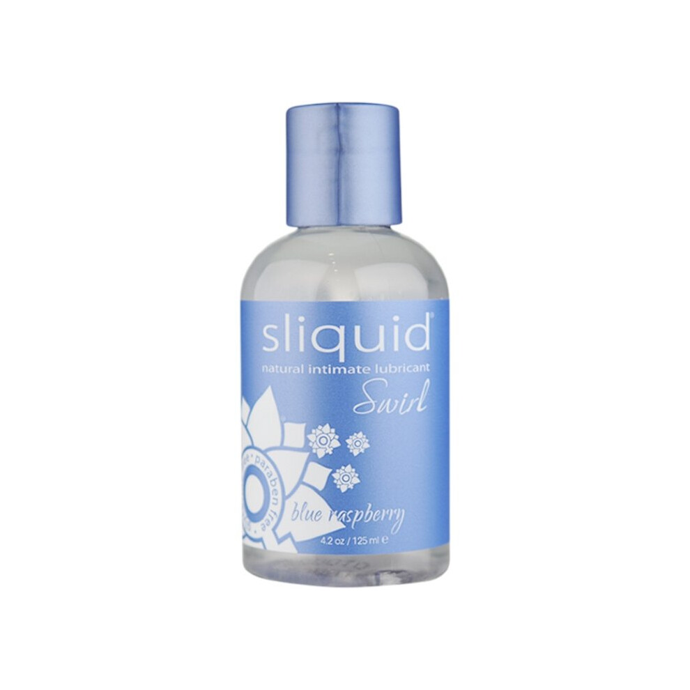 Sliquid Naturals Swirl Blue Raspberry Flavoured Lubricant 125Ml