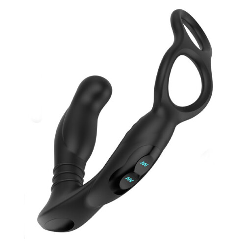 Nexus Nexus Simul8 Prostate Massager with Double Cock Ring 1