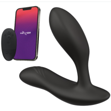 WE-VIBE - VECTOR+ BLACK PROSTATE MASSAGER REMOTE CONTROL