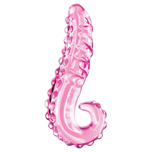 Pipedream Icicles  24 Tentacle Textured Sensual Glass Dildo