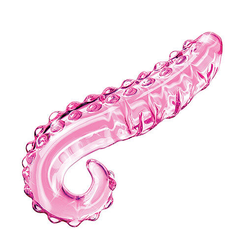 Pipedream Icicles  24 Tentacle Textured Sensual Glass Dildo 1
