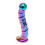 Sensual Multi Coloured Glass Nikita Dildo 2