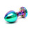Sensual Multi Coloured Glass Melany Anal Dildo 3