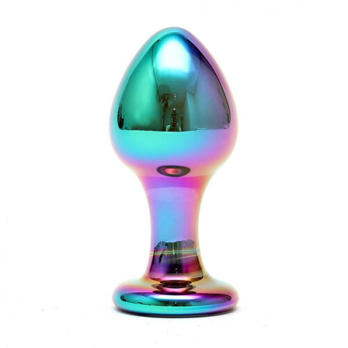 Sensual Multi Coloured Glass Melany Anal Dildo 1