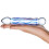 Glas Full Tip Textured Glass Dildo Blue 6.5 Inch 4