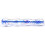 Blue Wavy Glass Dildo 7 inch 1
