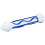 Glas Full Tip Textured Glass Dildo Blue 6.5 Inch 2