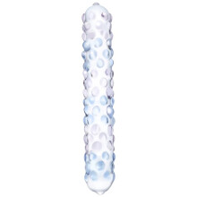 Glas Purple Rose Nubby Glass Dildo 7 Inch