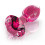 Icicles No.79 Pink Crystal Glass Butt Plug 2