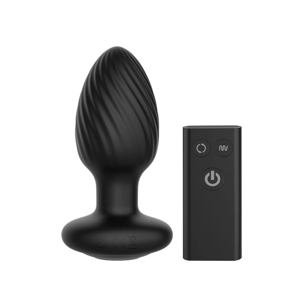 Nexus Tornado Large Remote Control Rotating and Vibrating Butt Plug 3.6 Inch