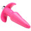 Thrilling Smooth Vibrating Anal Plug Small Pink 3